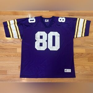 Vintage Chris Carter #80 Minnesota Vikings Jersey Logo Athletic Men’s Size XXL